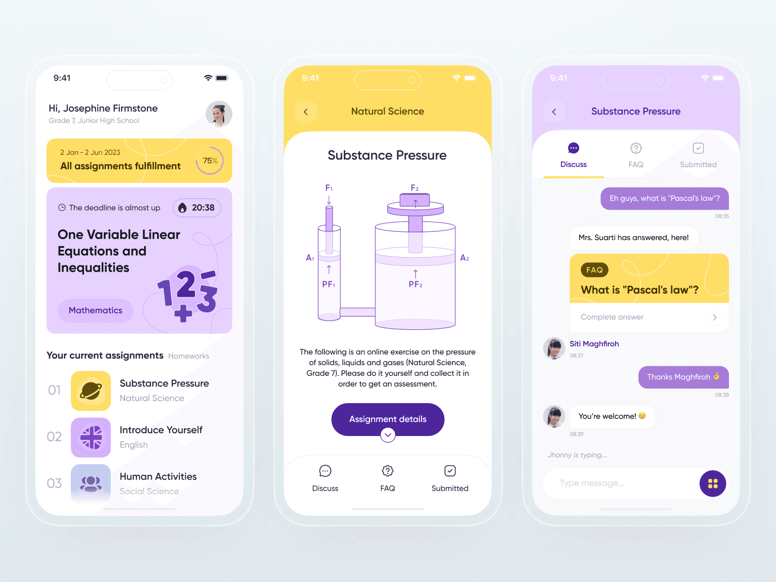 Academica Platform Manage School Assignments
