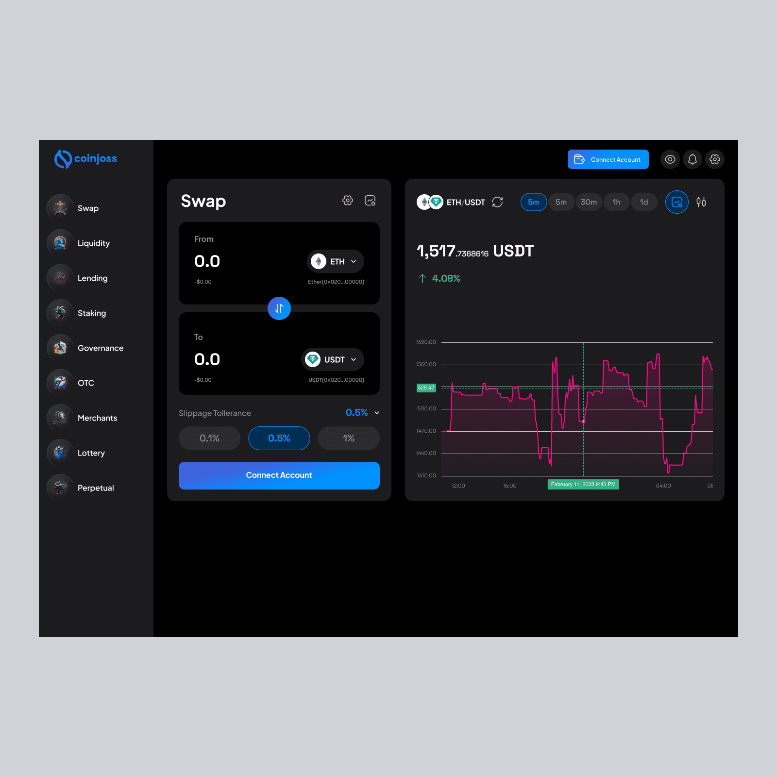Dex CoinJoss