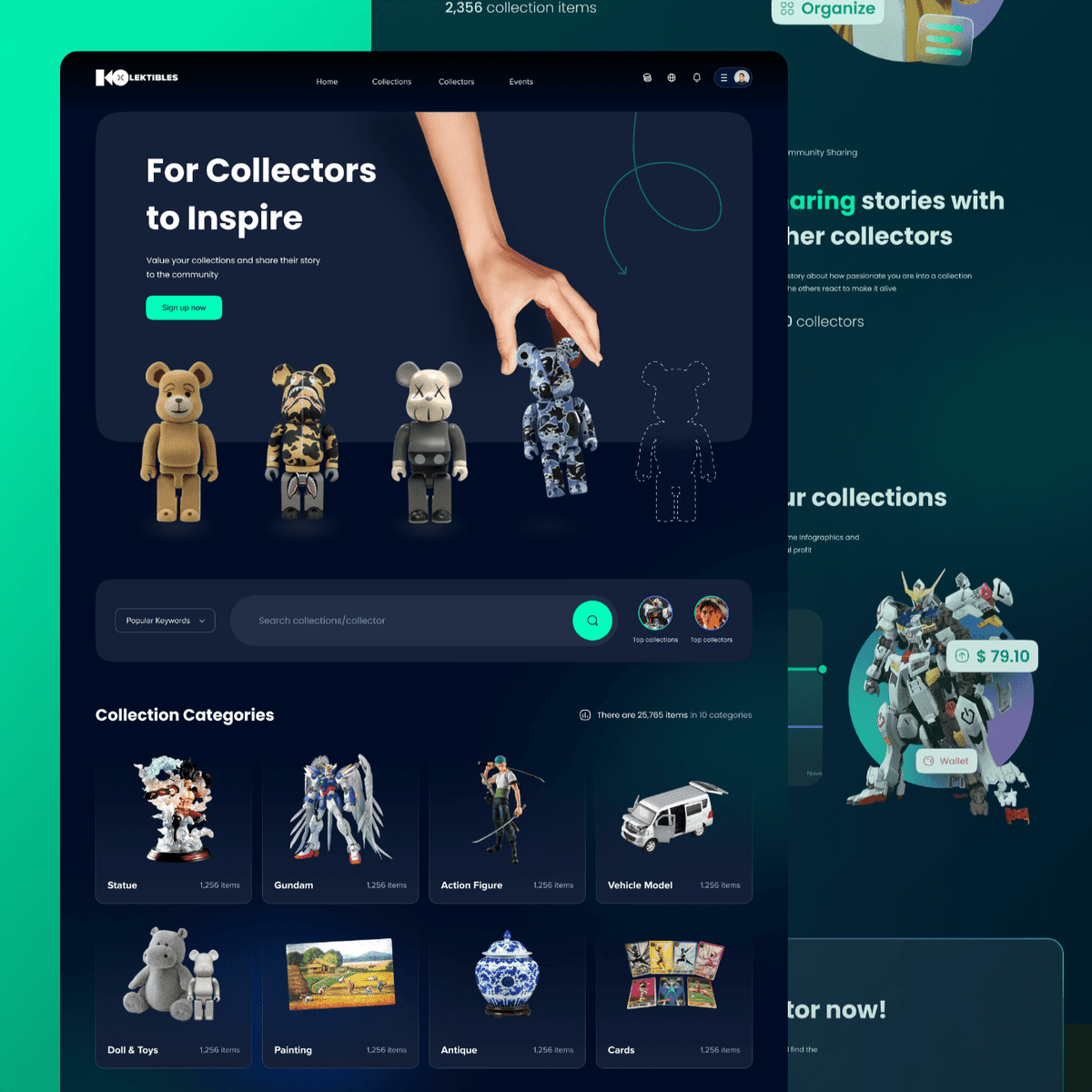 Kolektibles - Web App