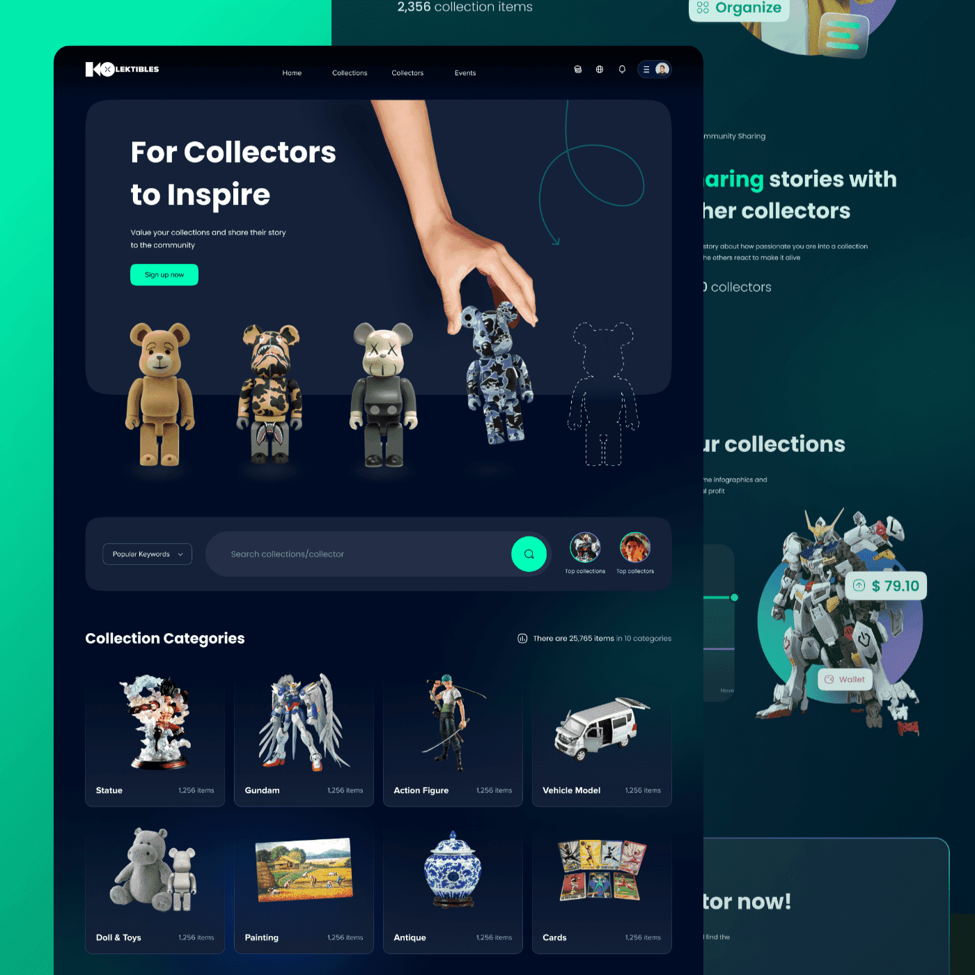Kolektibles - Web App