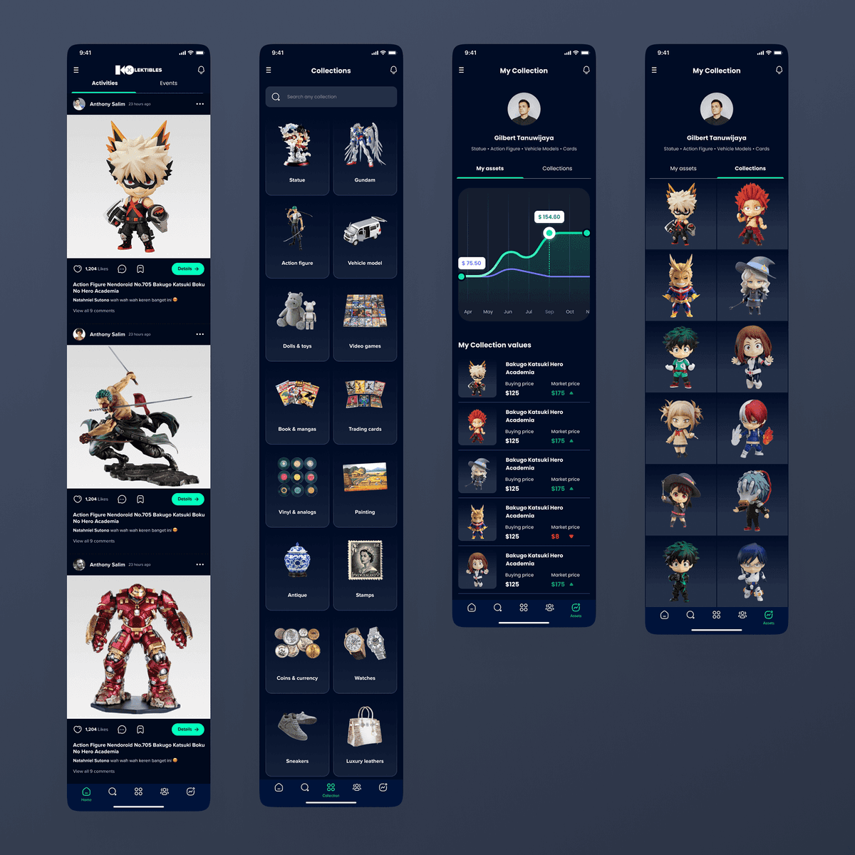 Kolektibles - Mobile App