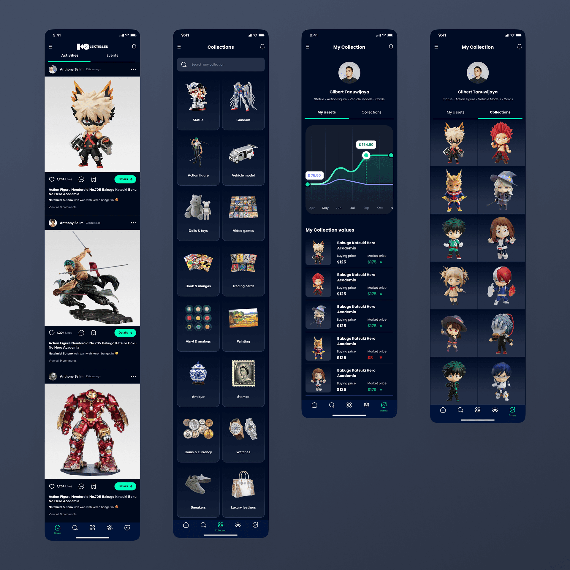 Kolektibles - Mobile App