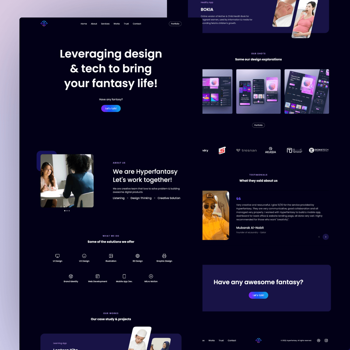 Hyperfantasy Web Design